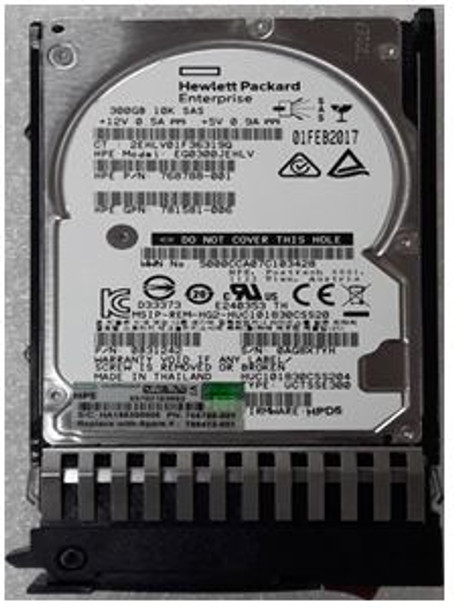 HPE EG000300JWBHR 300GB 10000RPM 2.5inch Small Form Factor Dual Port SAS-12Gbps Enterprise Hard Drive for ProLiant Generation1 to Generation7 Servers (Grade A with 30 Days Warranty)