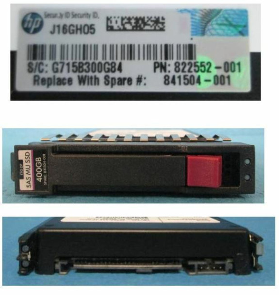 HPE 868650-001 400GB 2.5inch SFF SAS-12Gbps Mixed Use Solid State Drive for Modular Smart Array 1040/2040 SAN Storage (Brand New with 3 Years Warranty)