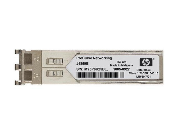 HPE J4859-69101 1Gbps SFP 1000Base-LX - LC Full Duplex Plug-in module Gigabit Ethernet Wired Transceiver Module (New Bulk Pack with 90 Days Warranty)