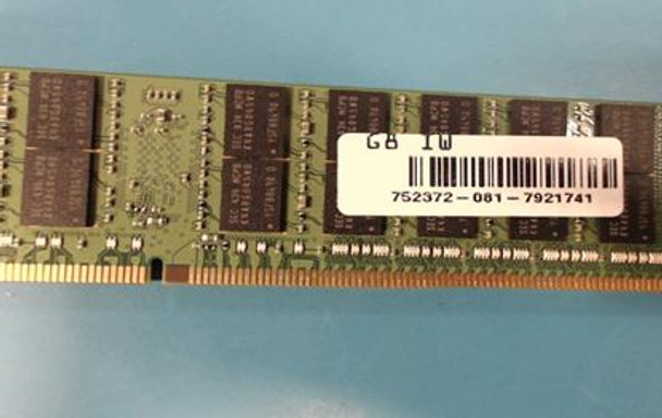 HPE 753225-B21 32GB (1x32GB) Quad Rank x4 DDR4-2133MHz 288-Pin CL15 ECC Registered LRDIMM SDRAM Memory Kit for ProLiant Gen9 Servers (New Bulk with 90 Days Warranty)