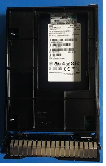 HPE 875476-K21 960GB 3.5inch LFF Digitally Signed Firmware SATA-6Gbps SCC Mixed Use Solid State Drive for ProLiant Gen9 Gen10 Servers (New Bulk Pack with 90 Days Warranty)