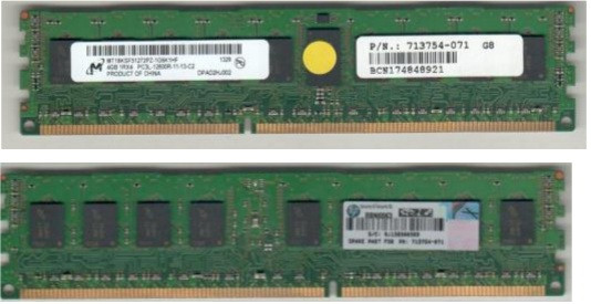 HPE 715282-001 4GB (1x4GB) Single Rank x4 1600MHz 240-Pin PC3-12800 DDR3-1600 CL11 ECC Reg DIMM SDRAM Low Voltage Memory Kit for ProLiant Gen8 Servers (New Bulk Pack with 90 Days Warranty)