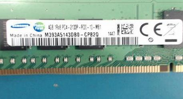 HPE 803026-B21 4GB (1x4GB) Single Rank x8 2133MHz 288-Pin DDR4-2133 DDR4-2133 CL15 ECC DIMM SDRAM Registered Standard Memory Kit for ProLiant Gen9 Servers (Refurbished - Grade A with 30 Days Warranty)