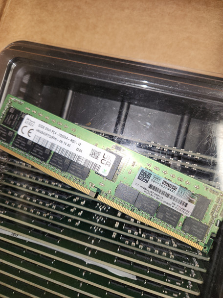 HPE P06033-B21 32GB (1x32GB) Dual Rank x4 3200MHz 288-Pin DDR4-3200 CL22 ECC DIMM SDRAM Registered Smart Memory Kit for ProLiant Gen10 Plus Servers (New Bulk Pack with 90 Days Warranty)