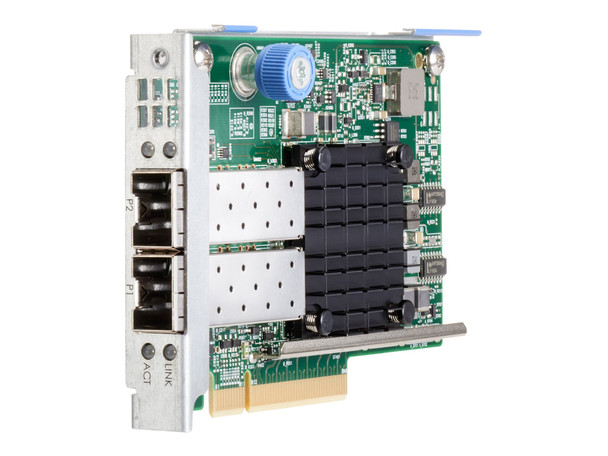 HPE P12925-001 Ethernet 10Gb Dual Port PCI Express 3.0 x8 FLR-SFP+ Network Adapter for ProLiant Gen10 Servers (New Bulk Pack with 90 Days Warranty)