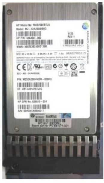 HPE MO0200EBTJU 200GB 2.5inch SFF SATA-3Gbps Enterprise Mainstream Solid State Drive for ProLiant Gen4 to Gen7 Servers (Refurbished - Grade A with 30 Days Warranty)