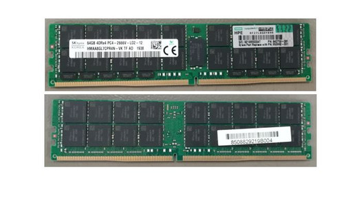 HPE純正 64GB DDR4-2666 ECC LRDIMM ×4枚256GB HPE 840759-091 64GB 4-Rank DDR4-2666 CL19 ECC Reg DDR4 SDRAM