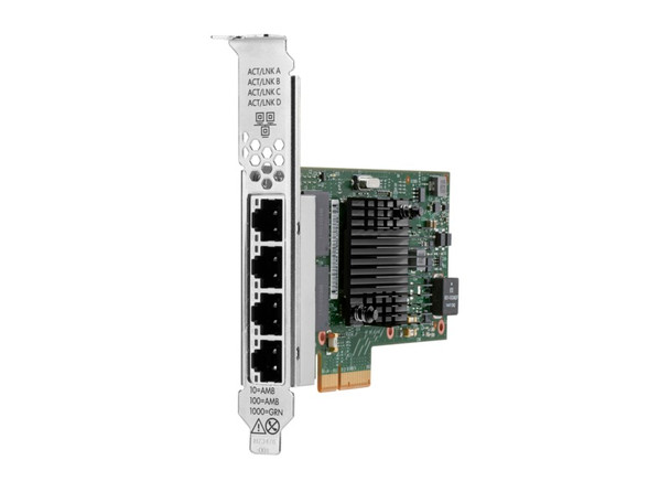 HPE P22200-001 Ethernet 1Gb 4-port PCI Express 2.0 x4 Adapter for ProLiant Gen10 Plus Servers (Brand New in Factory Sealed Box with 3 Years Warranty)