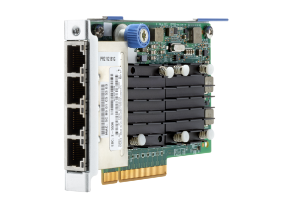 Carte Réseau HPE FlexFabric 536FLR-T 4 Ports 10GB RJ45, Reconditionnée Pour Proliant G10