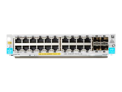 HPE Aruba J9990A 5400R 20-Port 1000Base-T PoE+ Expansion Module