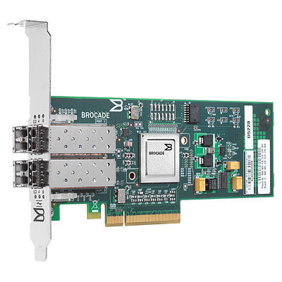 HP Brocade 825 AP770-60002 2-Port 8GB/s FC HBA PCI-E 2x 8G SFP HH 571521 002 61351 P
