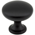 Hardware Resources 3910 Cabinet Knob 1-3/16" Diameter . Packaged With One 8-32 X 1-1/8" Screw., Matte Black