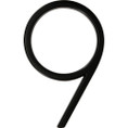 Hillman House Number-9 Distinctions 5" Floating Mount -, Black