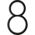 Hillman House Number-8 Distinctions 5" Floating Mount -, Black
