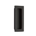 Emtek Flush Pull Modern Rectangular, 1-3/4" Width X 4" Length, Flat, Matte Black