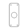 Don-Jo Remodeler Plate For Locks With Safety Bolts, 9" Length, 3-1/2" Width, 0.032 Gauge, Satin Stainless Steel
