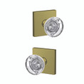 Schlage Residential Fc21 Custom Combined Passage-Privacy Knob Set And, Hobson, Collins Decorative Trim, Satin Brass