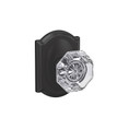 Schlage Residential Fc21 Custom Combined Passage-Privacy Knob Set And, Alexandria, Camelot Decorative Trim, Matte Black