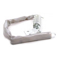 Cal-Royal Crash Chain Single Spring Door Guard, With Vinyl, 21-3/4", Zinc