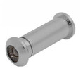 Cal-Royal Brass Door Viewer 160°, 1/2" Bore, Plastic Lens, For 1-3/8" To 2" Thick S, Satin Chrome