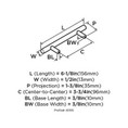 Amerock Bar Pull, Cabinet Pull, Steel, 3-3/4" (96 Mm) Ctc, Golden Champagne