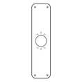 Don-Jo Remodeler Plate For Locks With Safety Bolts, 15" Length, 3-1/2" Width, 0.032 Gauge, Satin Stainless Steel