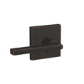 Schlage Residential Fc21 Custom Combined Passage-Privacy Lever Set And, Latitude, Collins Decorative Trim, Aged Bronze