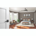 Schlage Residential Fc21 Custom Combined Passage-Privacy Lever Set And, Clybourn, Dalton Decorative Trim, Matte Black