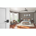 Schlage Residential Fc21 Custom Combined Passage-Privacy Lever Set And, Clybourn, Dalton Decorative Trim, Matte Black