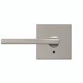 Schlage Residential Fc21 Custom Combined Passage-Privacy Lever Set And, Latitude, Collins Decorative Trim, Satin Nickel