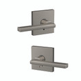 Schlage Residential Fc21 Custom Combined Passage-Privacy Lever Set And, Latitude, Collins Decorative Trim, Satin Nickel