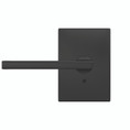 Schlage Residential Fc21 Custom Combined Passage-Privacy Lever Set And, Latitude, Century Decorative Trim, Matte Black