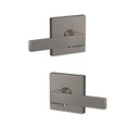 Schlage Residential Fc21 Custom Combined Passage-Privacy Lever Set And, Northbrook, Collins Decorative Trim, Satin Nickel