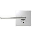 Schlage Residential Fc21 Custom Combined Passage-Privacy Lever Set And, Latitude, Collins Decorative Trim, Bright Polished Chrome