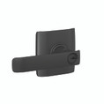 Schlage Residential F51A Clybourn Keyed Entry Lever Lock With Dalton Trim Function, Decorative, Matte Black