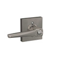 Schlage Residential F51A Eller Keyed Entry Lever Lock With Collins Trim Function, Decorative, Satin Nickel