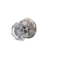 Schlage Residential Fc172 Custom Non-Turning Knob Set Double Dummy (Pair), Alexandria, Alden Decorative Trim, Satin Nickel