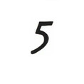 Philadelphia Hardware Group Mhn-04 Metal 4" House Number-1, Black