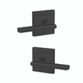 Schlage Residential Fc172 Custom Non-Turning Lever Set Double Dummy (Pair), Latitude, Upland Decorative Trim, Matte Black