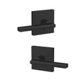 Schlage Residential Fc172 Custom Non-Turning Lever Set Double Dummy (Pair), Latitude, Collins Decorative Trim, Matte Black