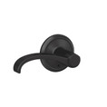 Schlage Residential Fc21 Custom Combined Passage-Privacy Lever Set And, Whitney, Alden Decorative Trim, Matte Black