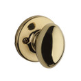 Kwikset Aliso Half Dummy Knob, Bright Polished Brass