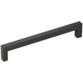 Amerock Monument Cabinet Pull 6-11/16" Length 160Mm Ctc, Flat Black