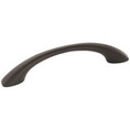 Amerock Vaile Cabinet Pull 3-3/4" (96 Mm) Ctc, Flat Black