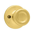 Kwikset Tylo Half Dummy Knob, Bright Polished Brass