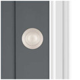 Kwikset Tylo Half Dummy Knob, Satin Nickel
