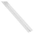 National Hardware Continuous Hinge, 1-1/2" X 30", Steel, Visual Pack, Catalog #V571, Satin Stainless