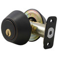 Master Lock Double Cylinder Deadbolt Grade 3, Sc1 Keyway, Aged, Antique Bronze