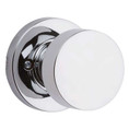 Kwikset Pismo Half Dummy Knob With Round Rose, Bright Polished Chrome