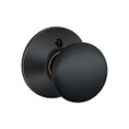 Schlage Residential F170 Plymouth Knob Single Dummy Trim Function, Aged Bronze